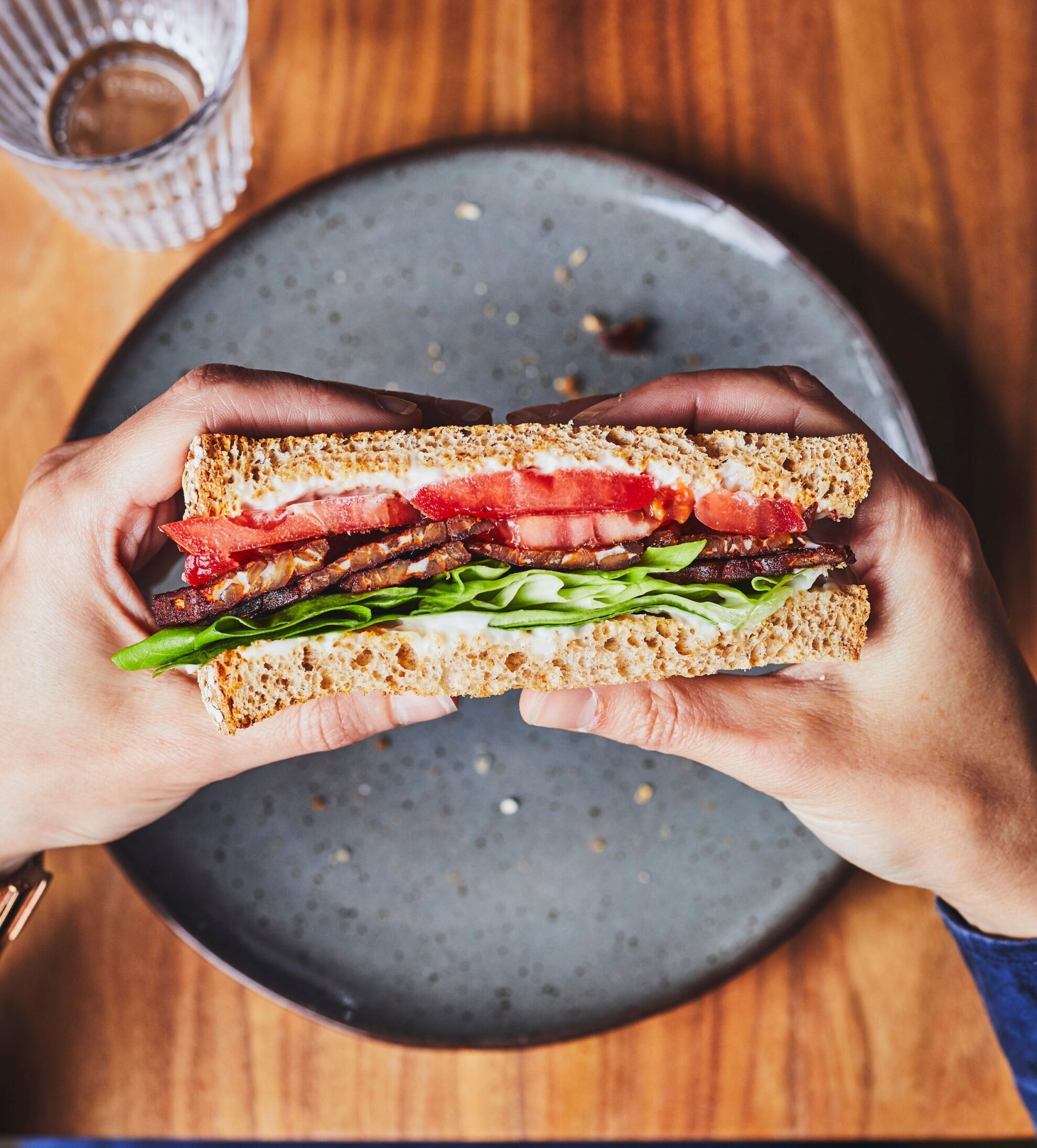 BLT au « bacon » de tempeh