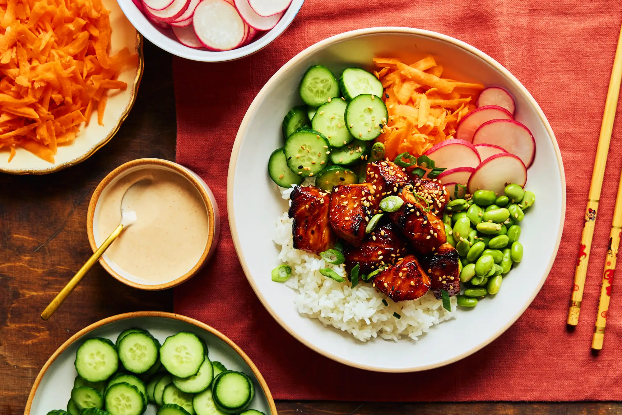 Bouches de saumon  l'asiatique - Genevive O'Gleman