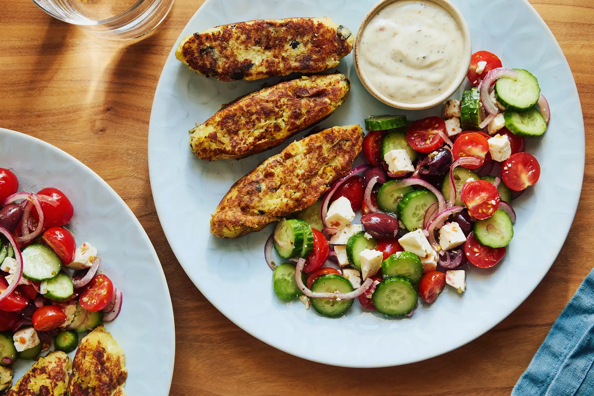 Croquettes de poulet à la grecque