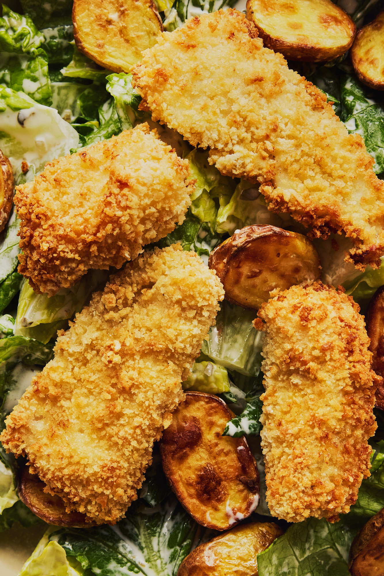 Salade fish and chips - Geneviève O'Gleman