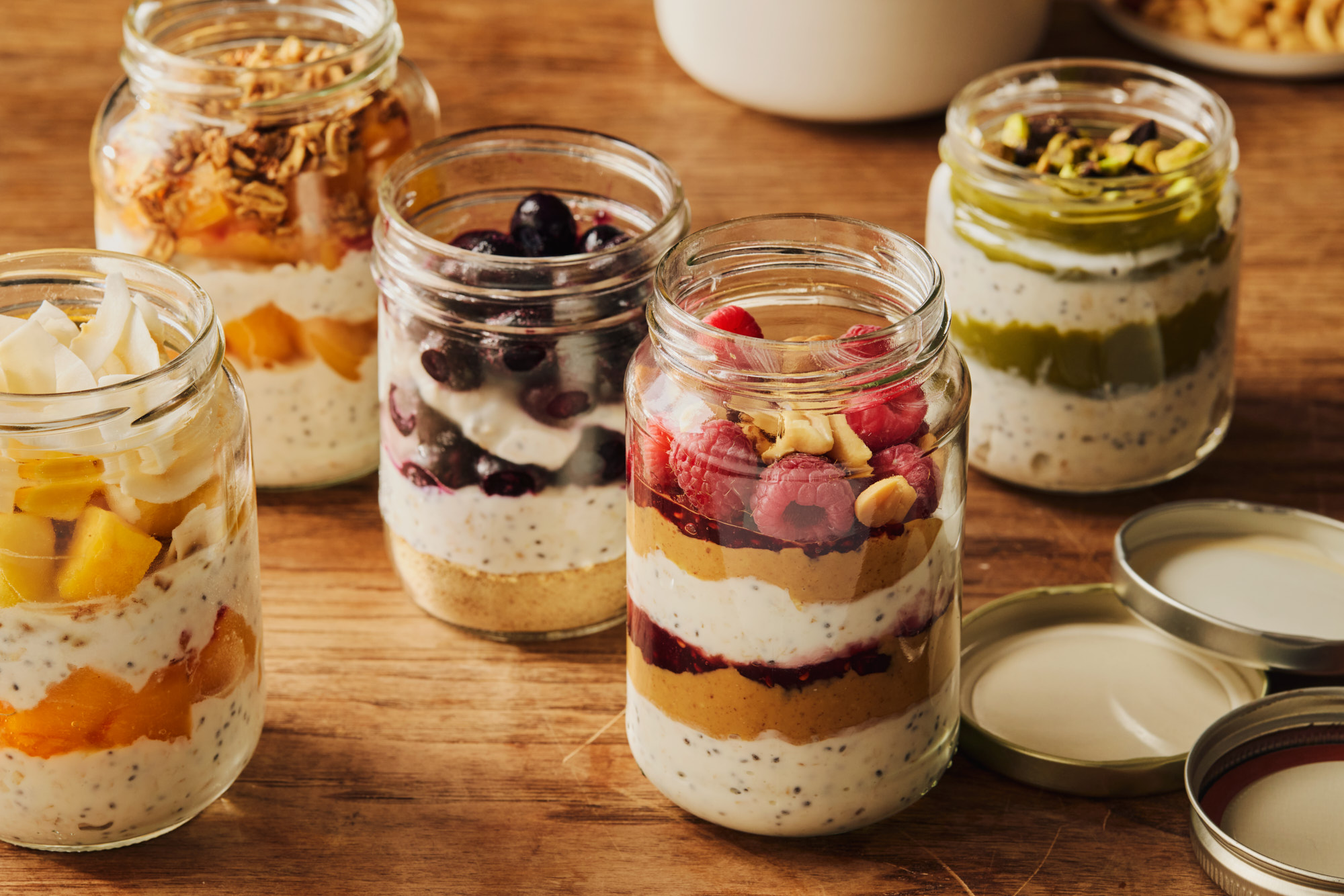 Parfaits déjeuner 5 façons