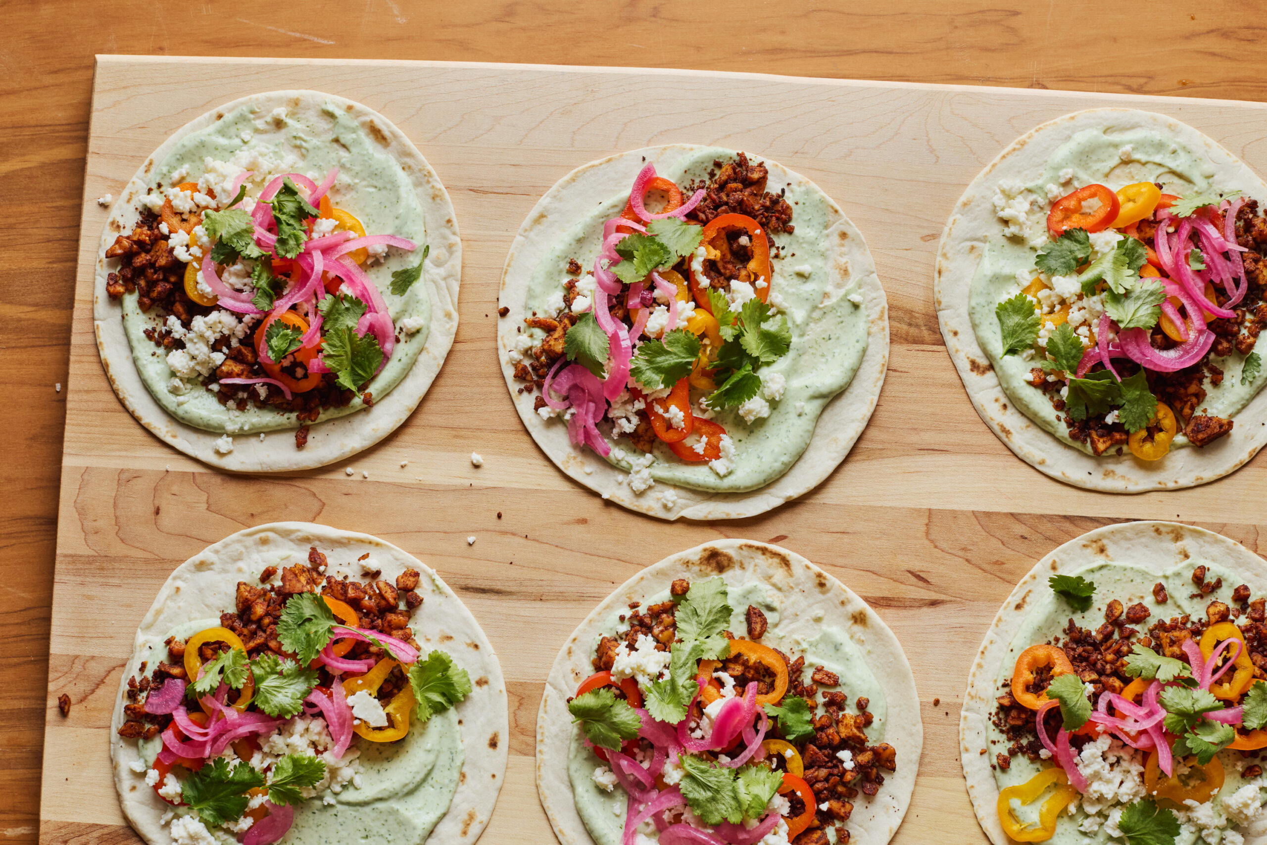 Tacos de tempeh