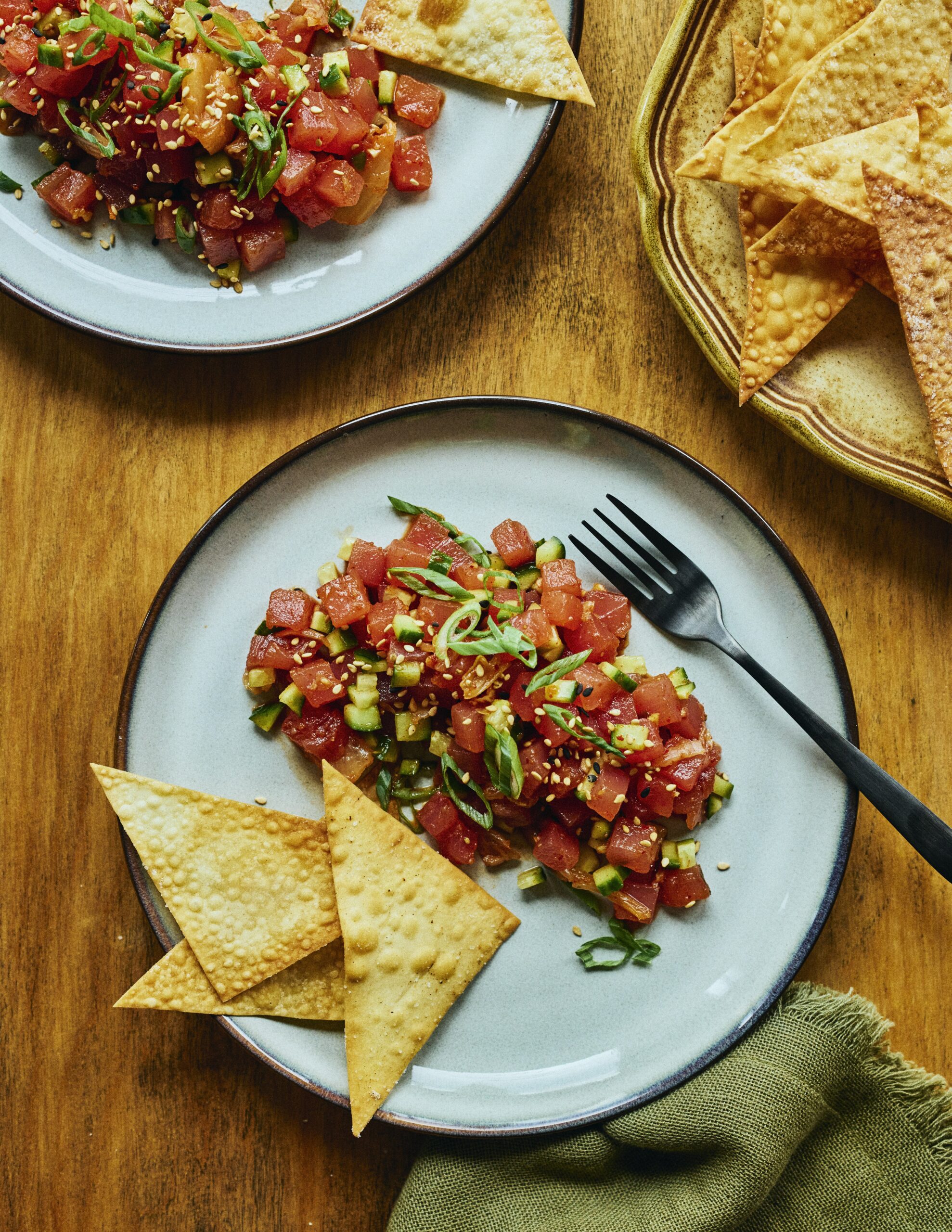 Tartare de thon à la coréenne