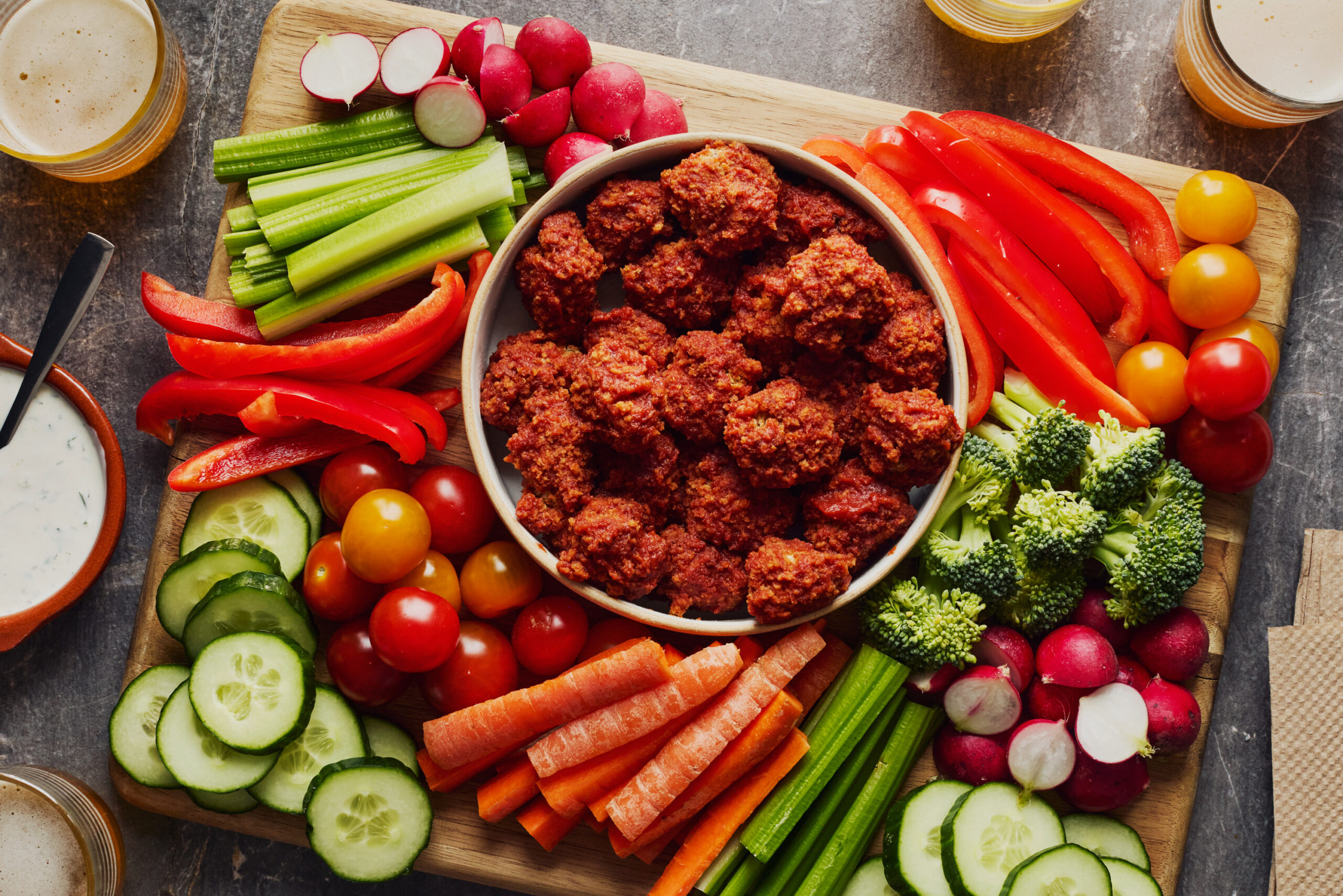 Bouchées de tempeh BBQ