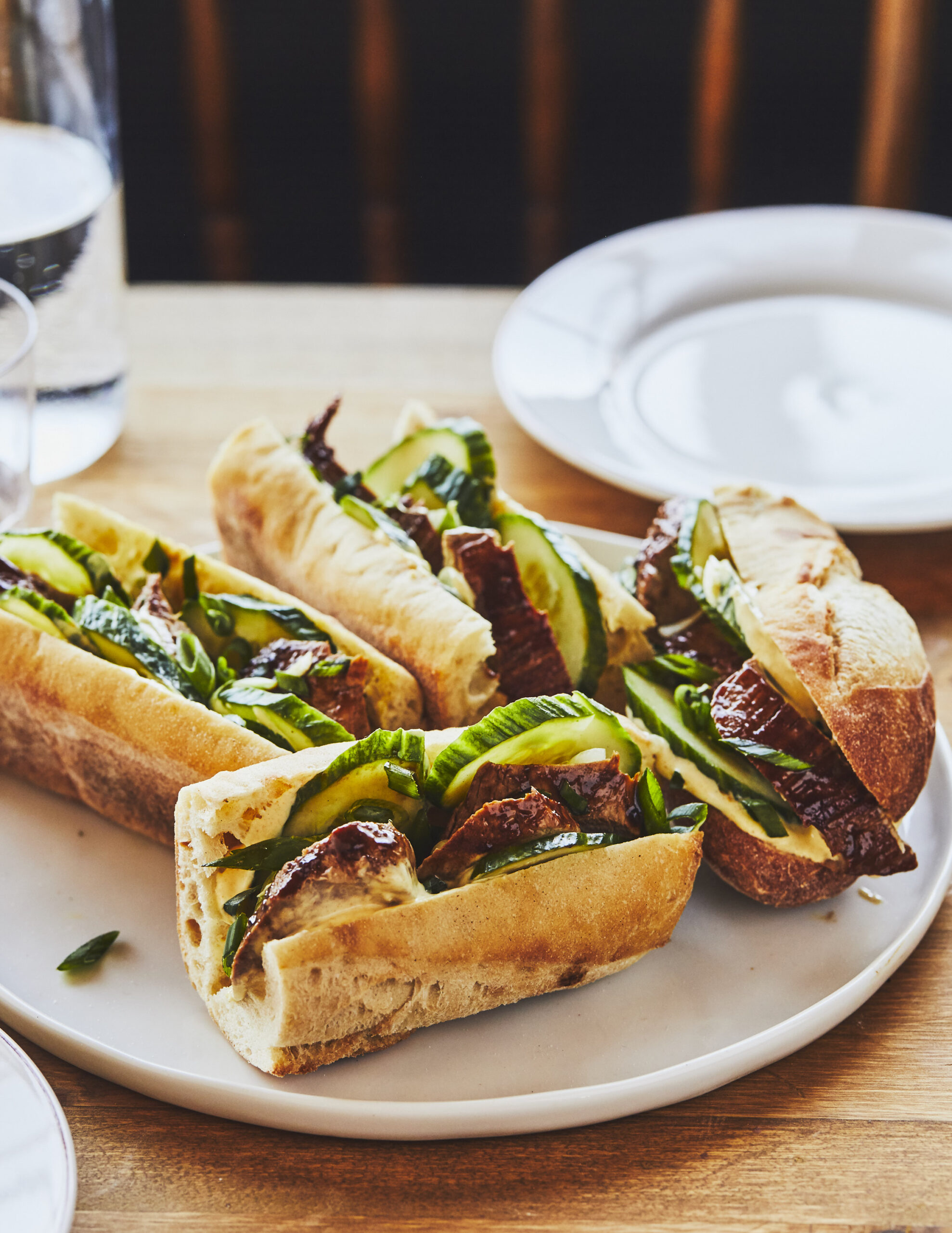 Sandwich au porc à l’asiatique