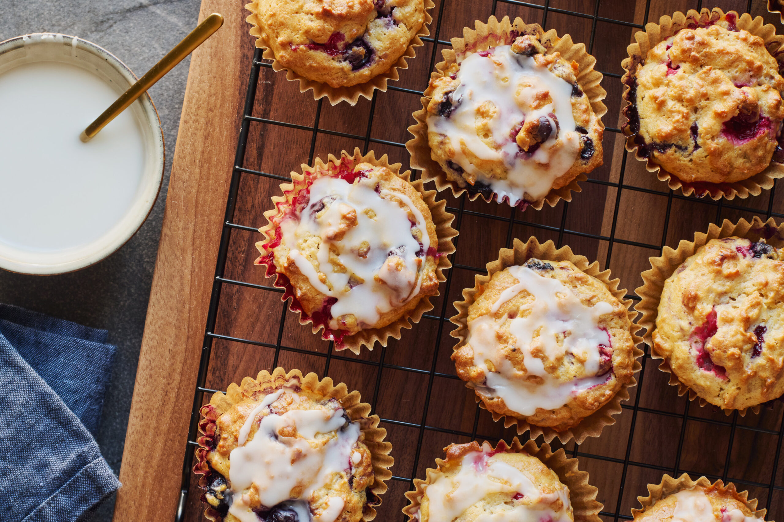 Muffin Exploding Muffins explosion de fruits - Geneviève O'Gleman