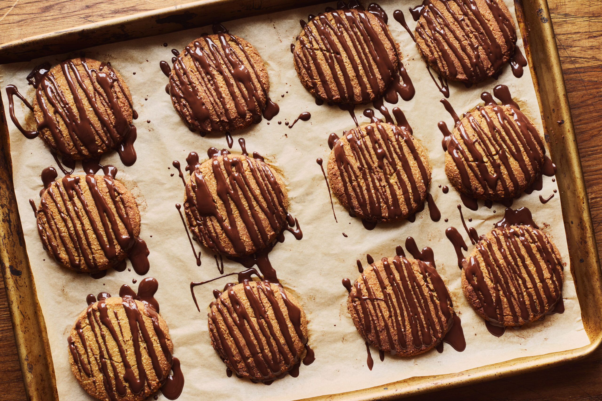 Biscuits aux pois chiches et chocolat