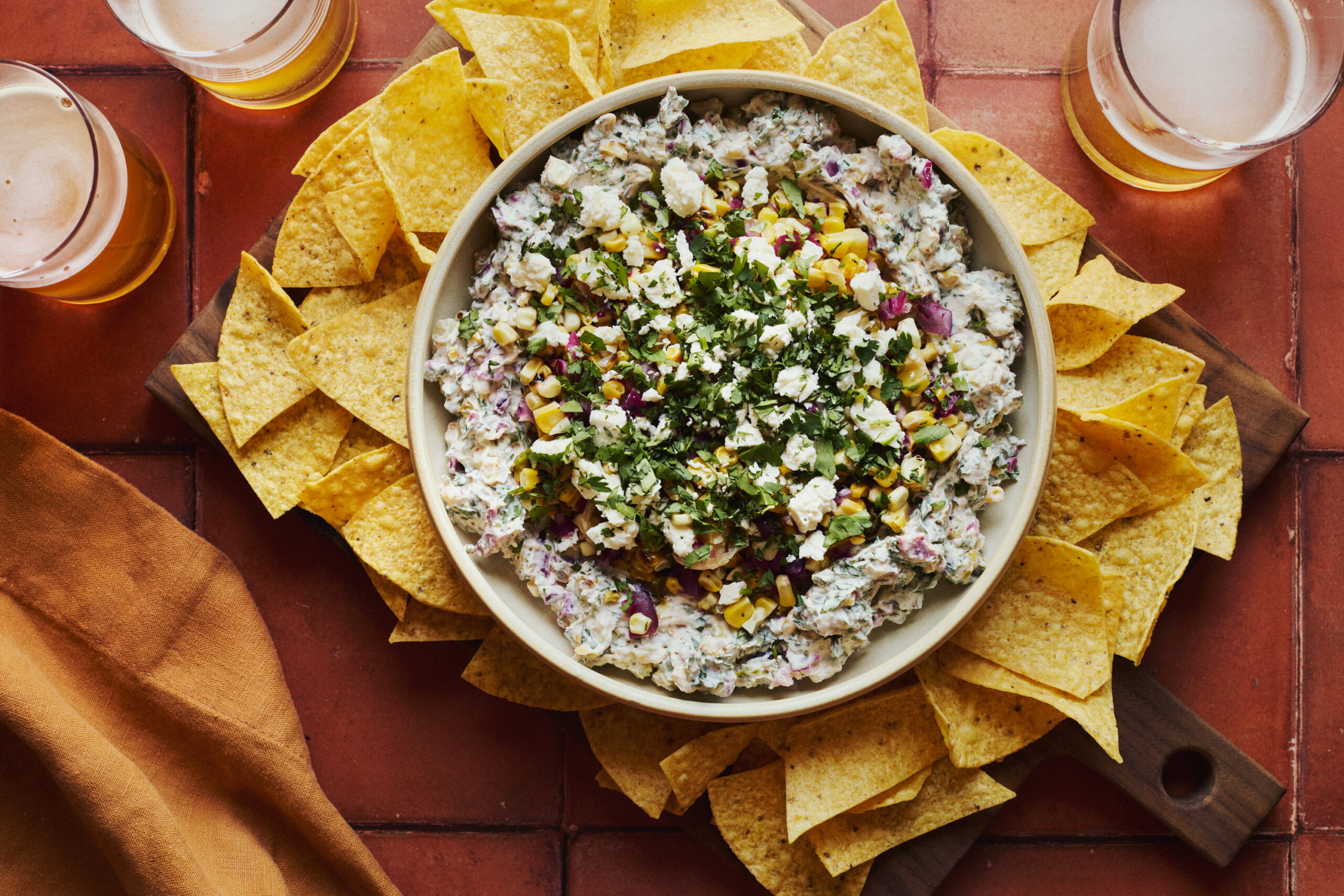 Trempette de maïs à la mexicaine