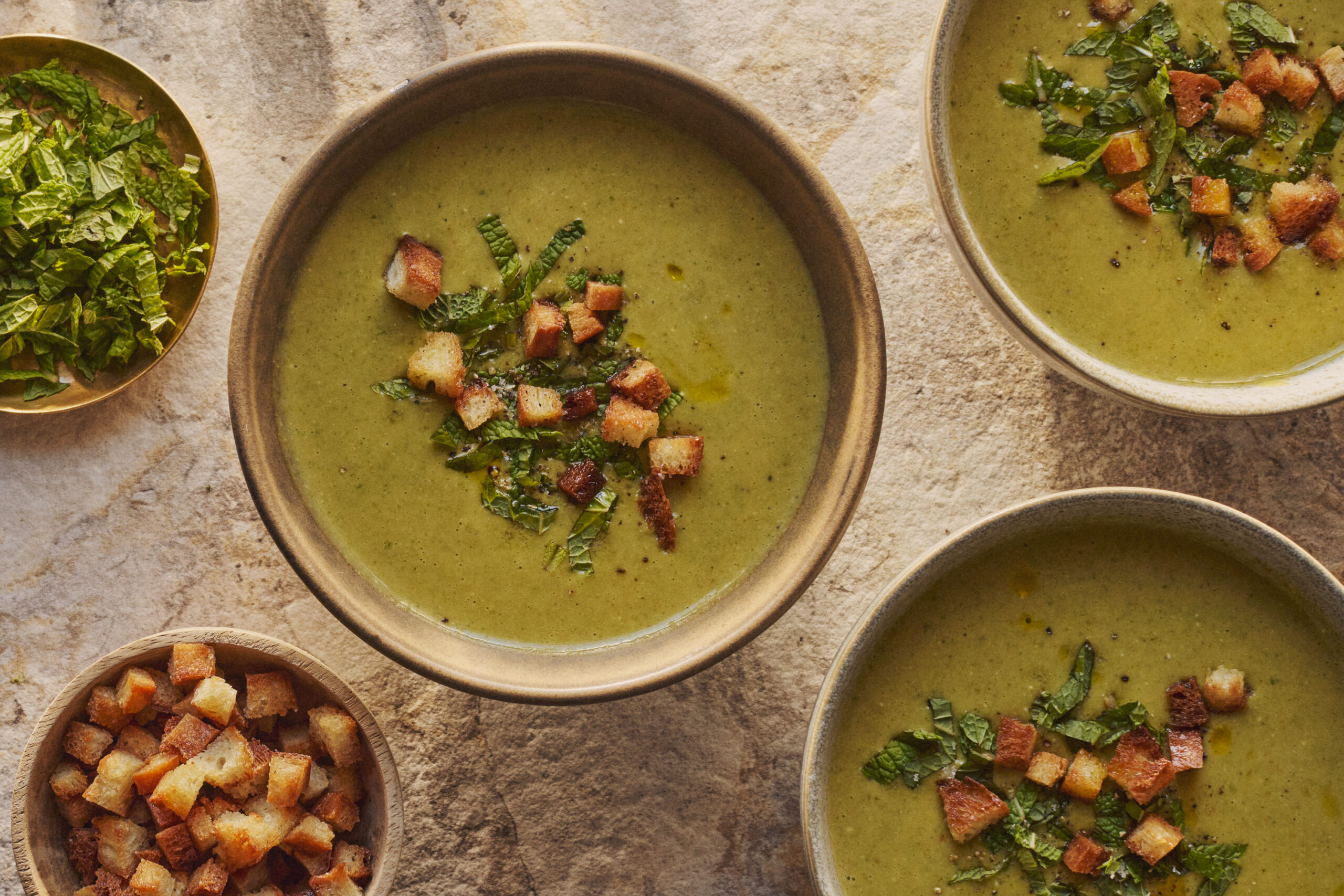 Potage protéiné aux légumes