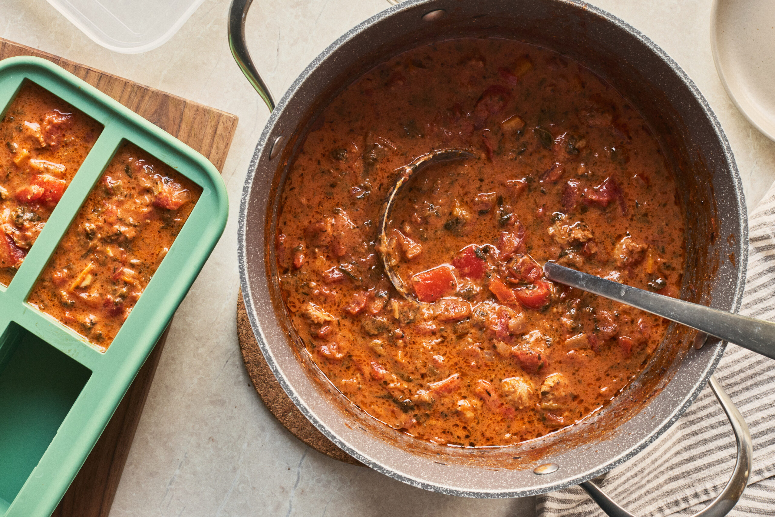Sauce crémeuse à l’italienne (option meal prep)